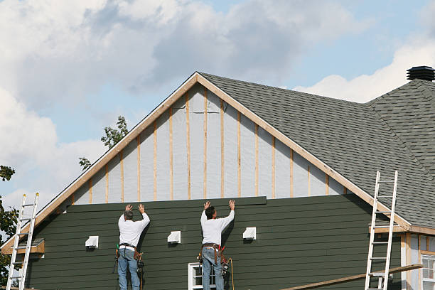 Professional Emergency Siding Repair technician working in Sparrows Point, MD